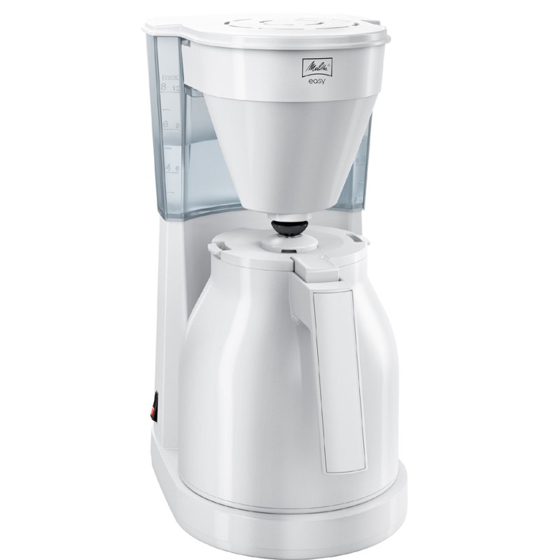 Melitta cafetière EASY II THERM, blanc, 8 tasses, verseuse thermique